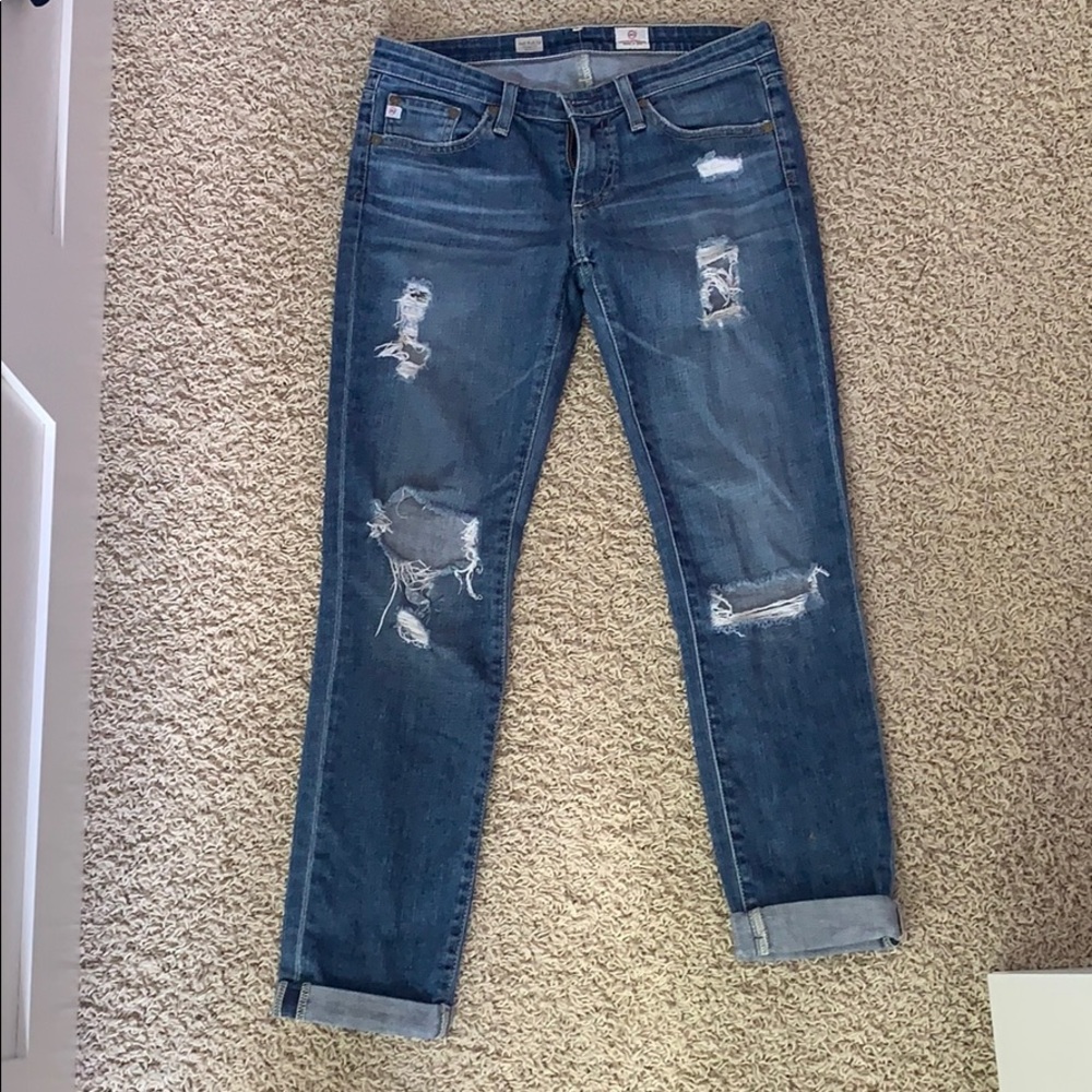 Ag Adriano Goldschmeid ripped jeans